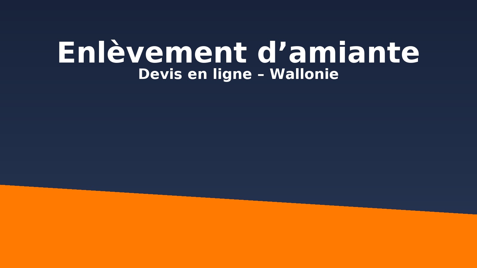 Technicien en combinaison de désamiantage